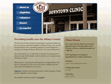 Tablet Screenshot of downtownclinic.org